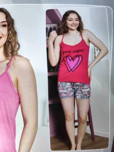 Pidžame: Pamučna pidzama/bebi Dol
4kompleta 1800din (sj)
m l xl 
Mozda neka S — 15