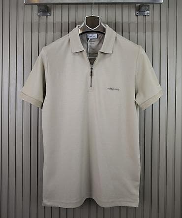 h i m jakne: Men's T-shirt Salvatore Ferragamo, bоја - Bež — 1