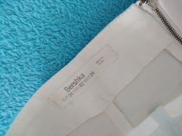 svilene ešarpe beograd: XS (EU 34), Cotton, color - White, Single-colored — 4