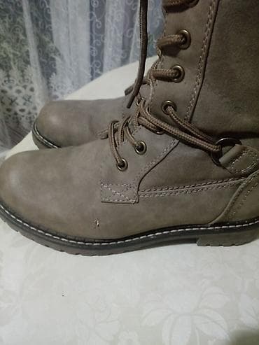 cipele braon: High boots, 37, color - Brown — 3