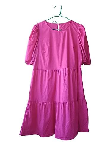 Pink haljina A‑kroja sa volanima - Boja: intenzivna magenta/roze - na lalafo.rs Pink haljina A‑kroja sa volanima - Boja: intenzivna magenta/roze -