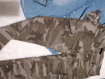 pantalone od vestacke koze: Nove Gina 38 Military Struk 38 Bokovi 49cm Dubina 20/34 Butine 24cm — 6