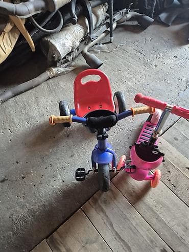 Dečji trotočkaš i trotinett – set za vožnju - Trotočkaš (tricikl) sa