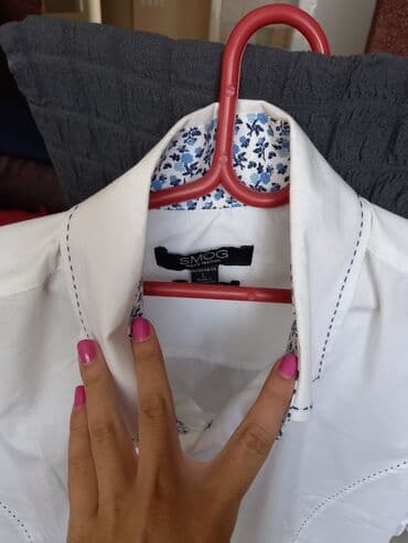crvene mokasine muske: Muska kosulja slims model. Jednom nosena, dobro ocuvana — 4