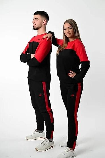nike crvene: Uniseks trenerka komplet – bluza i donji deo - Dizajn: dvofazni blok — 10