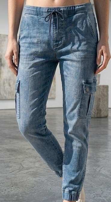 Ženske cargo jogger farmerke - Model: jogger kroj sa elastičnim