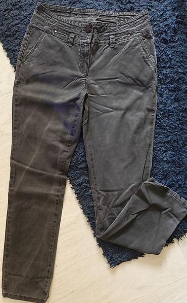 narandžaste pantalone: Pantalone, bоја - Siva — 1