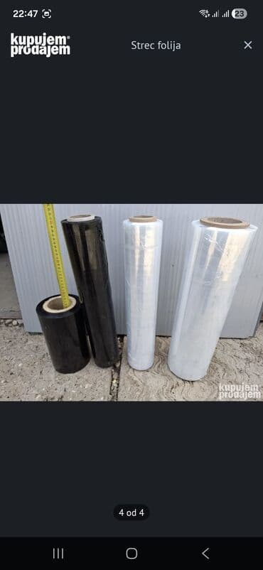 tupperware majstor za njoke: U ponudi imamo rolne strec folije  sledecih dimenzija: 1. Rolna — 2