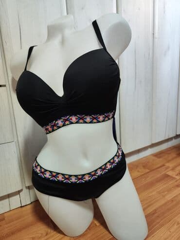 jednodelni push up kupaci: M (EU 38), color - Black — 1