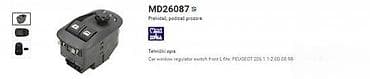 Car Electrical Components: PREKIDAC PODIZAC PROZORA PEUGEOT 206 NOVO! | Prekidac podizac — 3