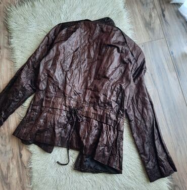Women's Clothing: Odlicna jakna. Braon boje, presijava se. Dodatno se strukira — 2