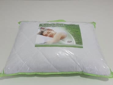 Bed pillows, Memory foam, 50x70, color - White