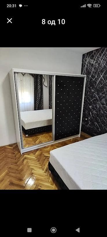 ugaone forma ideale cena: Klizni ugradni/polustanding garderoberi po meri - Trokrevetna klizna — 2