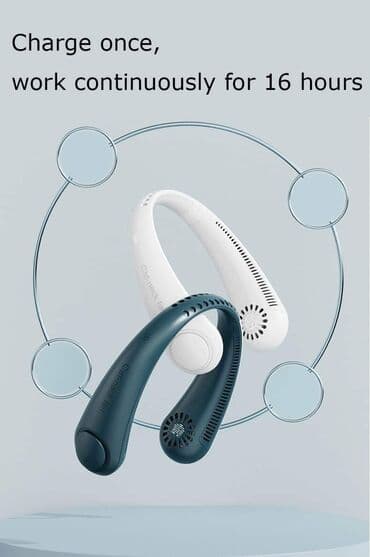 metro ventilatori: Cena 1.700 dinara Mini prenosivi ventilator za vrat bez lopatica USB — 2