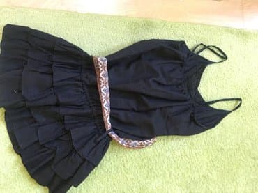 plus size tunike: M (EU 38), L (EU 40), Flax, color - Black — 2