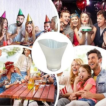 coca cola vatrostalna posuda: Yeke LED Speaker Ice Bucket (model SOM-0203), višenamenski uređaj koji — 3