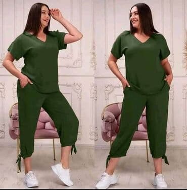 svecani kompleti sa pantalonama: Pamuk sa elastinom 
3XL,4XL,5XL,6XL 3700din — 2