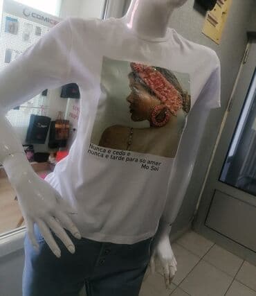 duks sa krznom: S (EU 36), Cotton, color - White — 3