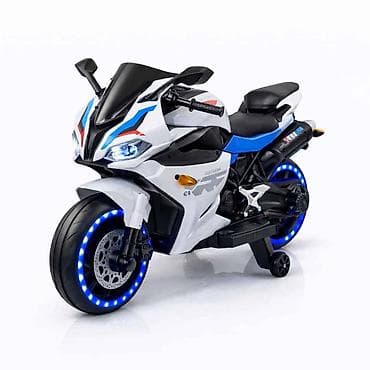 motor na 4 tocka za decu: Veliki Dečiji Motor RR – Beli (SM-26203B-290) Futuristički električni — 2