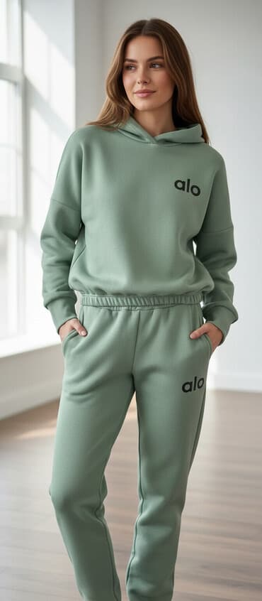 trenerke od skube: Nova termo komplet ženska trenerka 100% pamuk ​Univerzalna veličina — 1