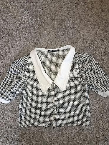 komplet pantalone i kosulja: ZARA ženska bluza, blejzer, veličina M (EUR/USA M, MEX 28) — 3