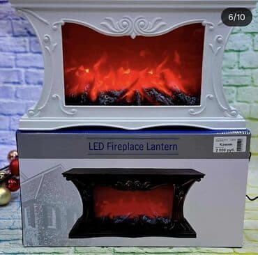 Zastave: LED dekorativna lampа – “Fireplace Lantern” - Realističan efekat — 2