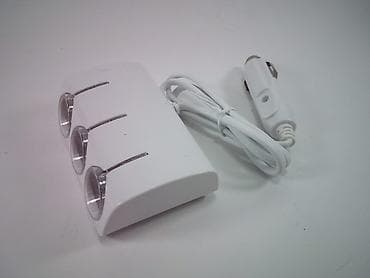 mega maxi alat: Auto soket Adapter za upaljač za cigaete 12V / 24V 120W 3 izlaza — 4