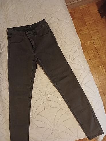 patike walkmaxx: Ženske skinny farmerke – tamno siva/ugljen siva - Model: uski kroj — 1