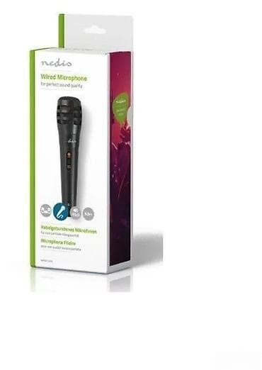 wireless slusalice: Nedis žični mikrofon - Tip: dinamički, ručni mikrofon za govor i — 2