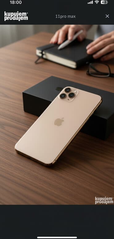 TV i video: Apple iPhone iPhone 11 Pro Max, 64 GB, Zlatna, Face ID — 1