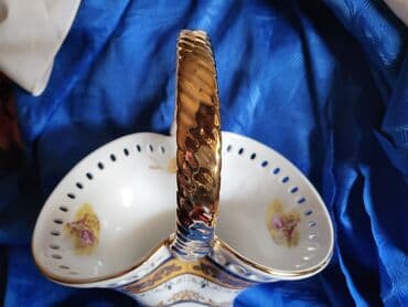 pepco korpa za voce: Vaza,korpa nova vintaz Lordshade porcelan. Perfektan profesionalni — 7