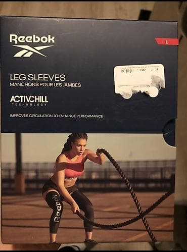 sergio tacchini roma m: REEBOK rukavi za noge vel.L 52-58cm NOVO — 1