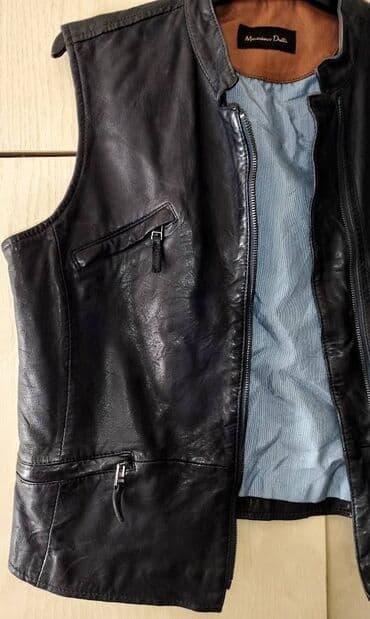devojka sa sesirom slika: Massimo Dutti, L (EU 40), Koža, bоја - Crna — 7