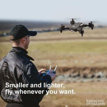 Dronovi: Sklopivi DRON KK6 sa torbicom! DVE KAMERE! NOVO KK6 dron je sklopiv — 8