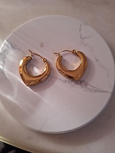 zlatni prsten ekser: Hirurski celik minđuše – set od 3 para obruča - Model 1: klasični — 3