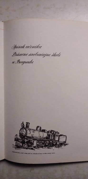 a klasa kopacke: Knjiga: Stoleće železničkog skolstva, A 4 format, 199 str.1989. god — 5
