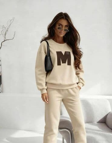 novi pazar duksevi: Ženski komplet trenerke – duks + donji deo - Model: casual sportski — 3