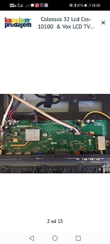drzac za telefon za motor: Delovi za LCD televizore – Colossus 32" CSS-10100 i Vox LCD TV 3211 — 3