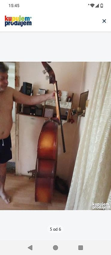 100 jezika volim te: Kontrabas – akustični, drveni - Klasični akustični kontrabas sa — 1