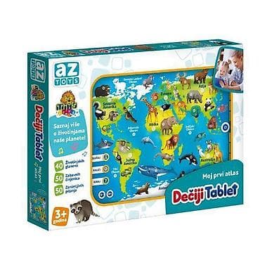 Dečiji tablet – Moj prvi atlas (šifra: 11/75564-50) Interaktivni