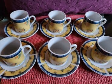 metalac šolje za kafu: Soljice nove porcelanske za kafu. Soljice komada 6 u ceni,kutija — 5