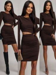 vogeli haljine nova kolekcija: Koktel, klub, Dugih rukava — 2