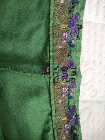 pepco lanene pantalone: Desigual sorts-bermude, materijal pamuk i lan, veoma zanimljiv model — 8