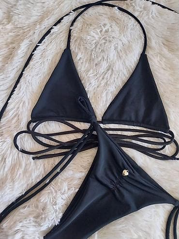 bata usce: Ženski bikini set – trouglasti grudnjak i vezanje na vezice - Model — 5