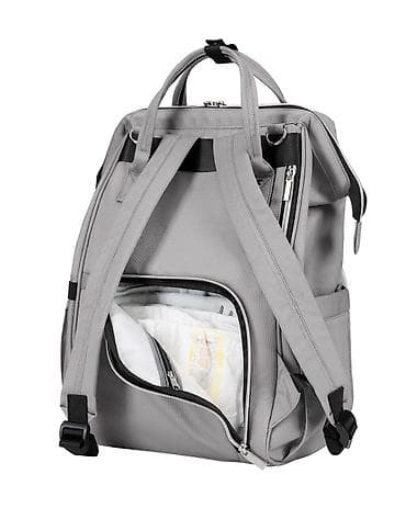 deciji satovi igracke: KikkaBoo Torba za mame Siena premium – light grey (Šifra: KKB2) — 6