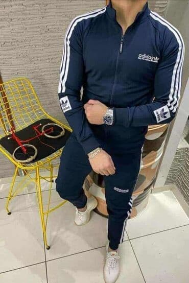 kompleti sa pantalonama: Muška trenerka dostupna u više boja, sa gornjim delom na rajsferšlus i — 3