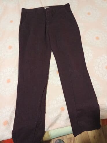 elipsa kompleti sa pantalonama: Trousers, L (EU 52), Zara, Chino, color - Brown — 2