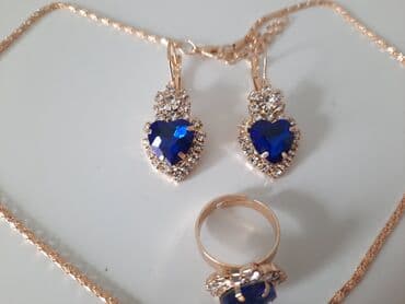 zenske torbice mona: Set: Earrings, Necklace, Ring — 3