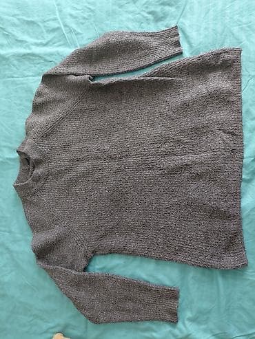 ski pantalone zenske: AMISU Knitwear džemper, sivi, veličina M (EU/US/CA). Mekan pleteni — 2