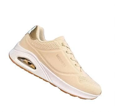 zlatni lanac 3 pa 1: Skechers ženske patike – bež - Moderni lifestyle dizajn u nežnoj bež — 1